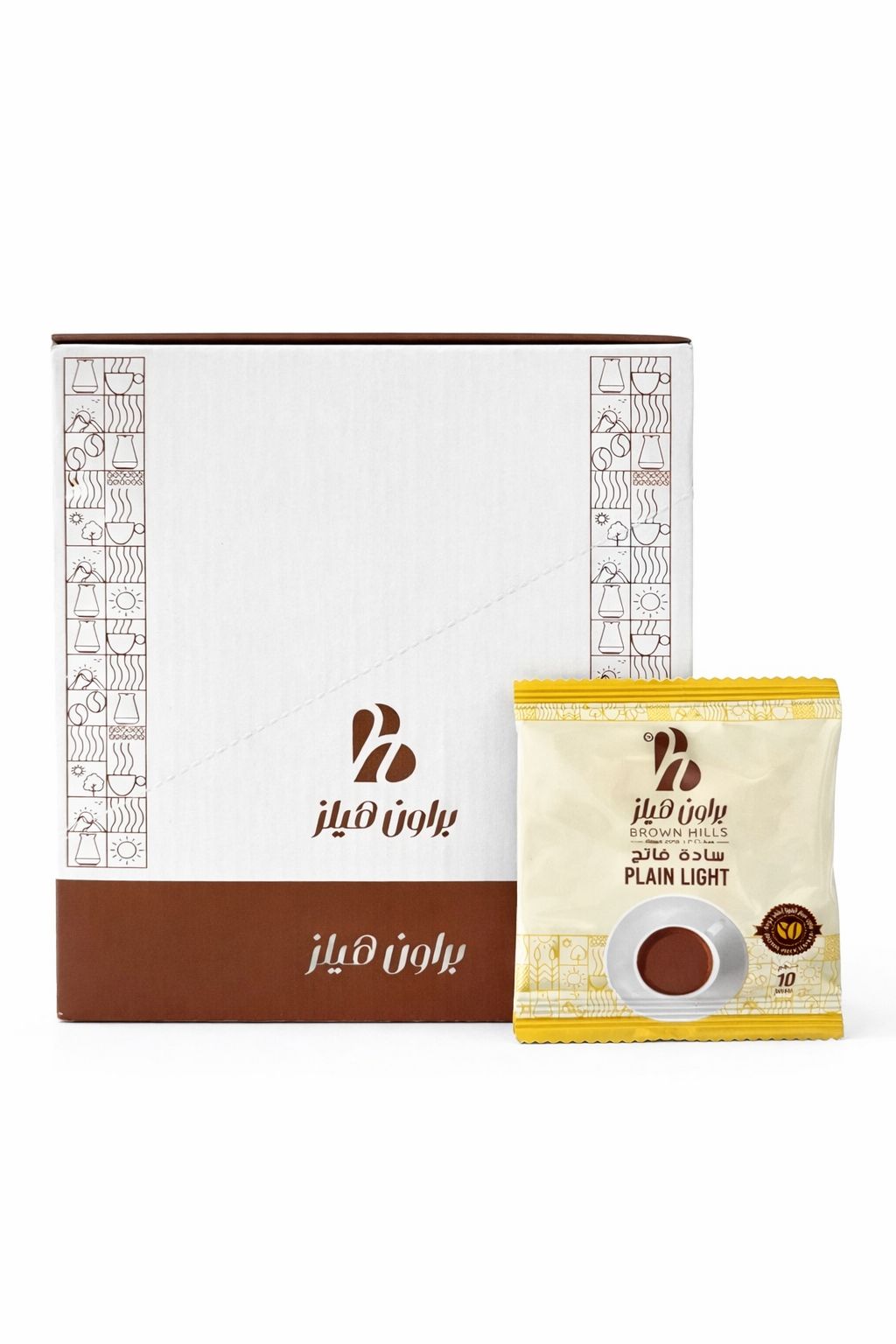 تلقيمه ساده فاتح علبه ساده فاتح 50 كيس 10جم - الصورة 1